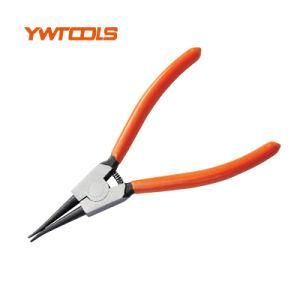 7&quot; European-Style External Circlip Pliers Straight Tips with PVC Handle