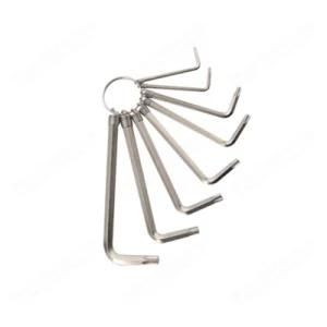 8PCS Short Long Torx Key Set with Spring Coil Wrench Hardware