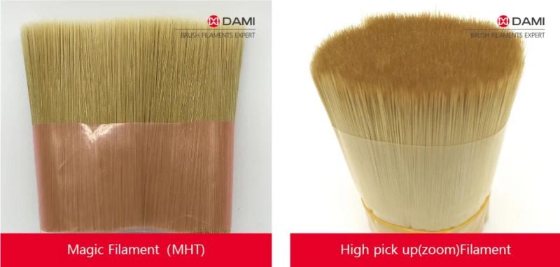 Natural Bristle Mix PBT Pet Nylon Tapered Paint Brush Filament