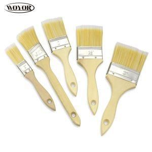 Barbecue Brush with Wooden Handle Bristle Hair