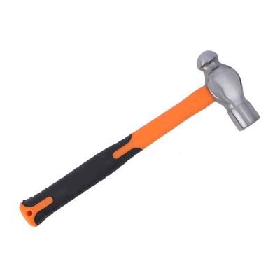 Plastic-Coated Handle Hammer Multipurpose Hammer 45# Steel Nail Installation Round Head Hammer