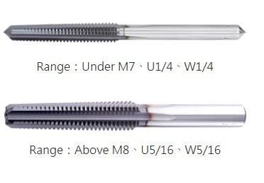 H Type Nib High Speed Steel Nut Taps Used by Welding Bent Shank or Straight Shank