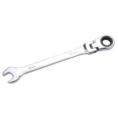 Double-Headed Dual-Use Shaking Head Ratchet Plum Open-End Wrench Handtools