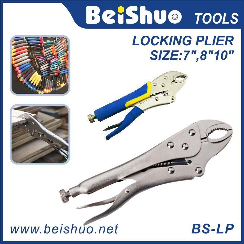 Hand Tool Carbon Steel Straight Jaw Clamp Wrench Locking Plier