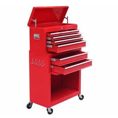 Mechanics Tool Trolley Red Chest Box Storage Cabinet