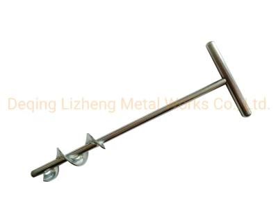 Plating Zinc Iron Tool Hole Auger by Hand