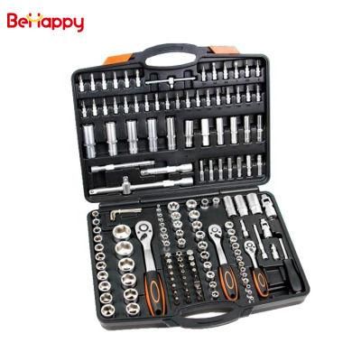 Behappy Chrome Vanadium 171PCS Socket Set 3/4 Ratchet Wrench Tool