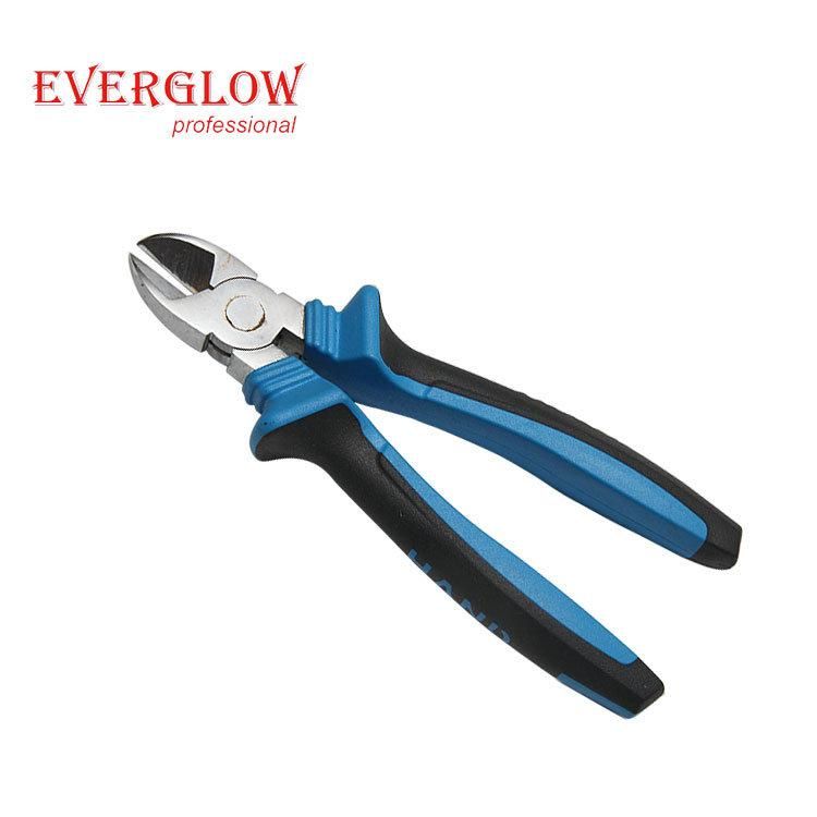 Latest Design Blue and Black Customized Size 6inch Long Nose Pliers