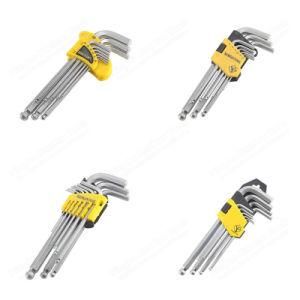 9PCS Medium Long Ball Hex Key Set Wrench for Hardware Hand Tools