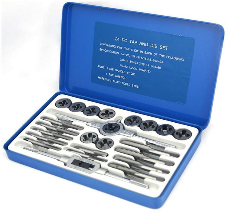 Alloy Steels Tap and Die Set SAE Inch Sizes