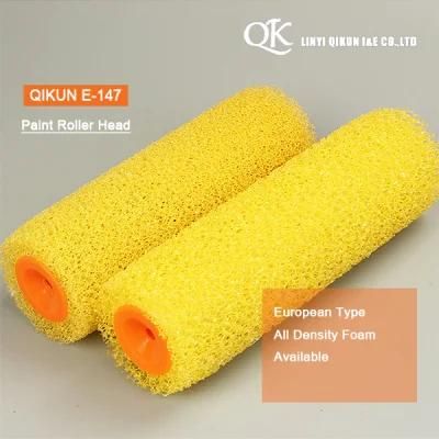 E-147 Hardware Decorate Paint Hardware Hand Tools Acrylic Polyester Mixed Yellow Double Strips Fabric Foam Paint Roller Brush