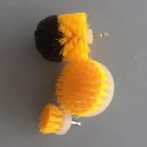 Yellow All Purpose Car Cleaning Drill Brush