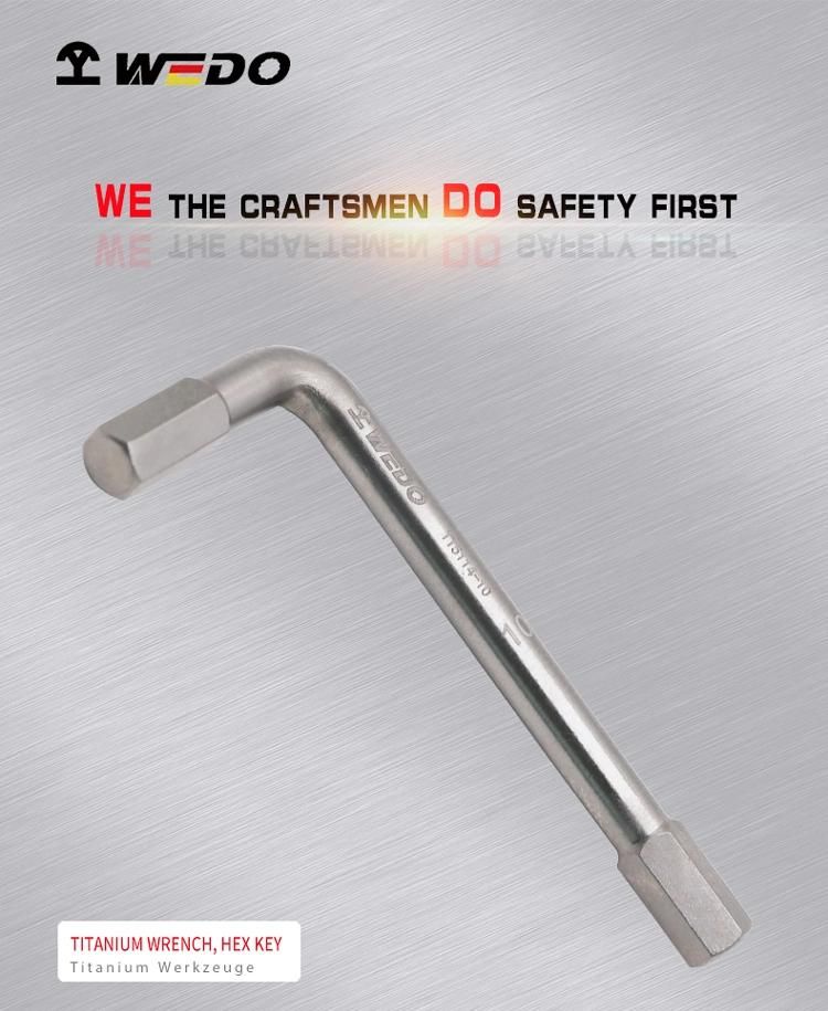 WEDO Titanium Spanner Hex/Hexagon Key Wrench Non-Magnetic Rust-Proof Corrosion Resistan