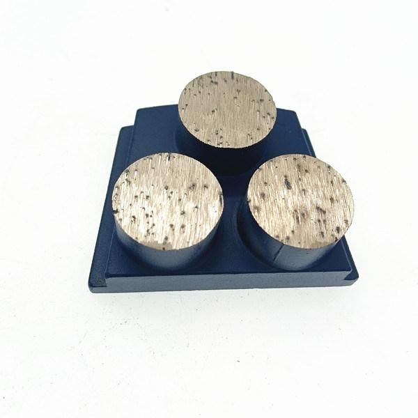 Three Button Segments Diamond Grinding Disc