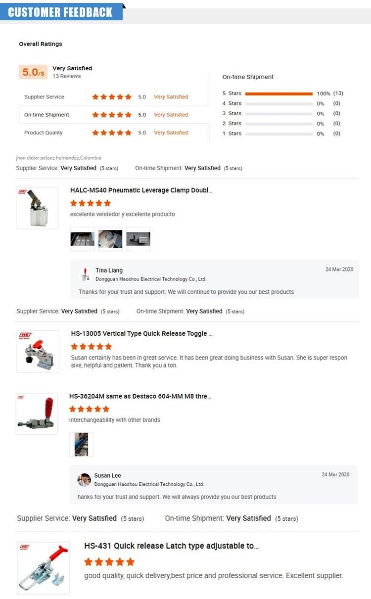 Haoshou HS-51010 China Clamp Manufacturer Repair Squeeze Action Hand Tool Locking Toggle Pliers Used on Fixtures