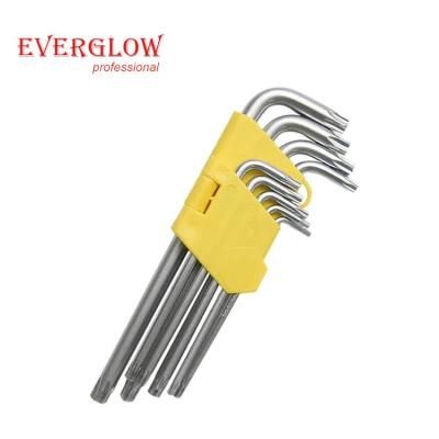 9PCS Extra Long Arm Torx Key Set