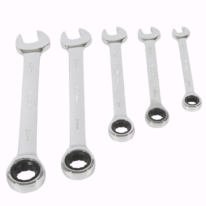 High Quality Multi Purpose Tools Single Way Double End Box Ratchet Wrench