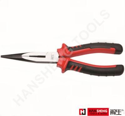Professional Hand Tool, Long Nose Pliers, Cutting Pliers, CRV or Carbon Steel