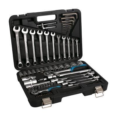 Fixtec Professional Level Folded Socket Set Car Repair Hand Tool Kit