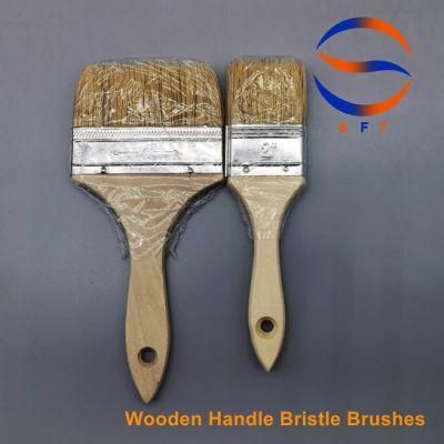 China Manufacturer Wooden Handle Bristle Brushes FRP Tools Set