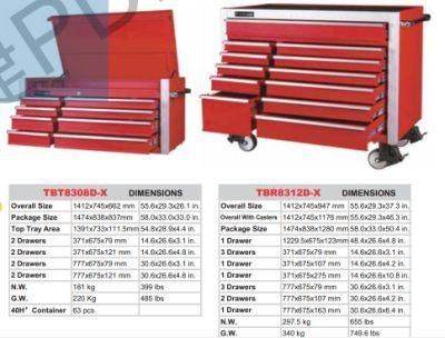 Heavy Duty Rolling Cabinet Garage Toolbox with Tools
