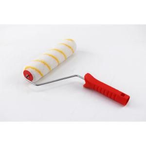 White Roller Orange Plastic Handle Roller Brush for Decoration