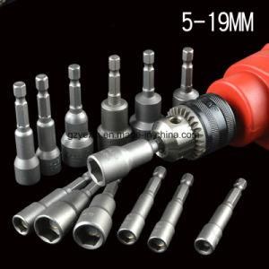 Strong Magnetic Hex Socket Shank Spanner Nut Setter Driver Bit