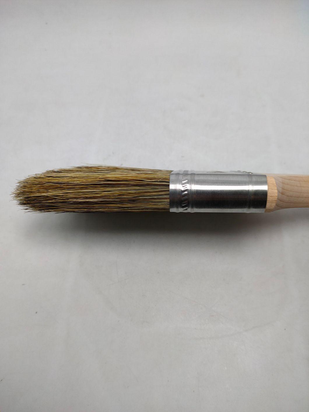 Angled Poly-Nylon Paint Brush with Long Handle