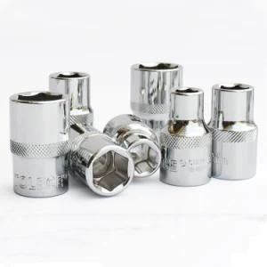 Factory Supply Polished Chrome Vanadium CRV 1/4 Short Hex Socket