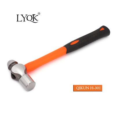 H-301 Construction Hardware Hand Tools Hard Wood Handle Ball Pein Hammer