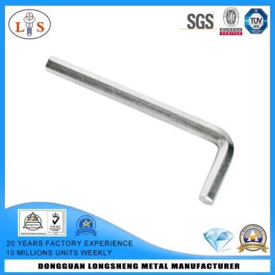 Hex Wrench White Zinc with Hot-Selling