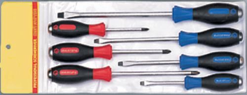 7PCS Go Through Screwdriver Set in Double Blister High Quality Hardware