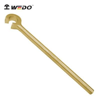 WEDO 24&quot; Aluminium Bronze Non-Sparking Valve Wrench Spark-Free Safety C Type Spanner