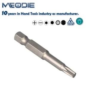 S2 50mm Single End Torx Head Screwdriver Bit Set in Sandblasting