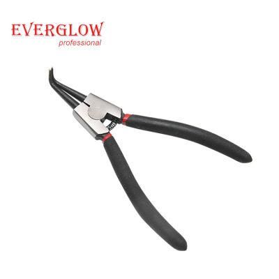 Labour-Saving Multifuction Circlip Plier Industrial Grade Pliers Retaining Ring Circlip Plier with Soft Grip Plastic