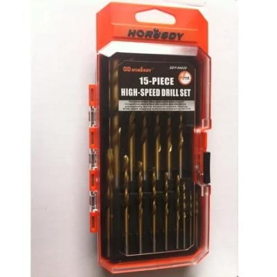 15PCS High-Speed Drill Set Tools Set