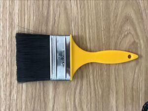 Black Bristle Paint Brush with Plastic Handle