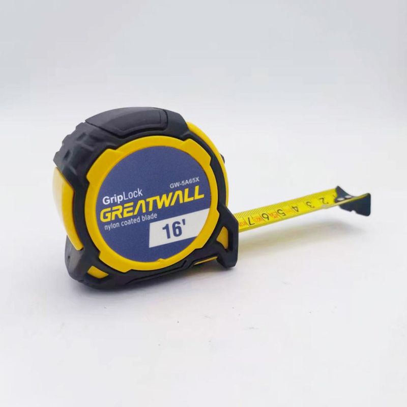 High Quality Rubber Coat 5meter Measuring Tape 2 Way Lock Tape Measure