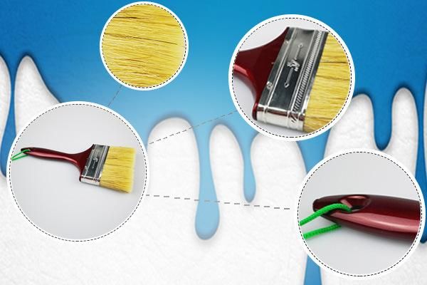 Hot Selling Various Wooden Handle Bristle Paint Brush