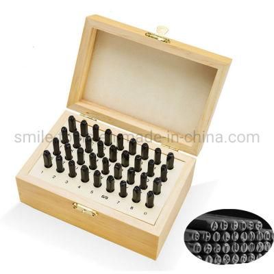 36PCS Letter Number Punch Set Metal Stamp Punch Sets