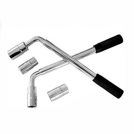 Anti-Slip Handle Extendable Wheel Brace Telescopic Nut Wrench