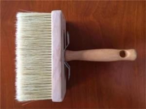 Natural Bristle Wall Painting Brush with Pure Wooden Handle