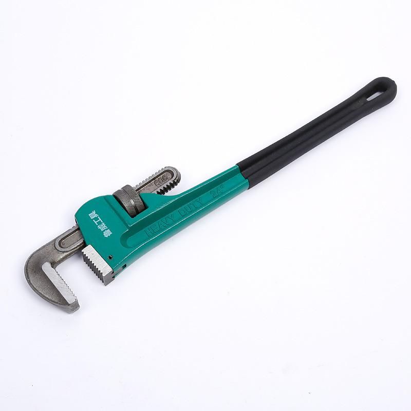 American Type Heavy Duty Pipe Wrench with Dipped Handle