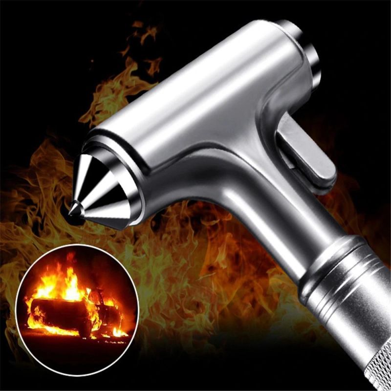 Camping Multi Functions All-Metal Car Safety Escape Hammer