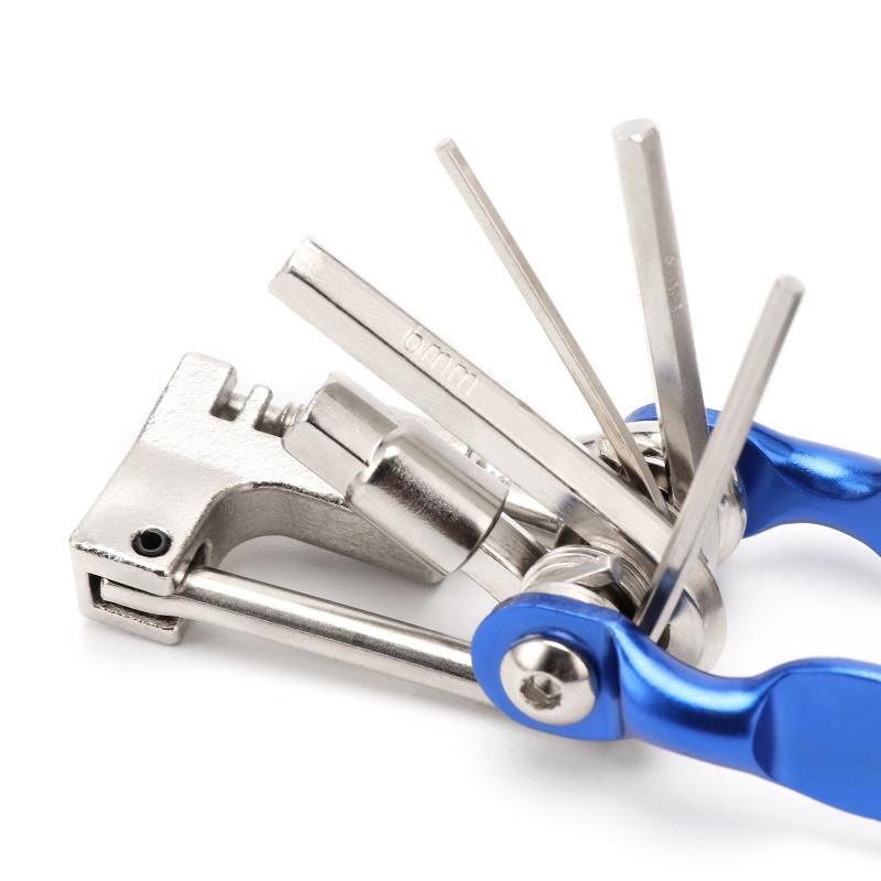 Bicycle Repair Kit Chain Breaker Bike Multi Tool Custom Logo All in One Cycling Folding Portable Different Inner Hex Key Wrench
