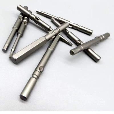 Factory Wholesale Price Strong Magnetic Screwdriver Bit Electric 4mm Round Shank Screwdriver Phillips Electronic Screwdriver Bit
