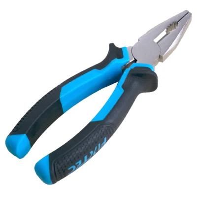 Fixtec Combination Pliers 8 Inch Comfort Grip Wire Cut Plier for DIY