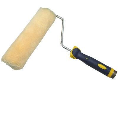 Good Quality 10&prime;&prime; Wool Fiber Roller Sleeve Cheap Hand Tool Paint Roller Brush for House