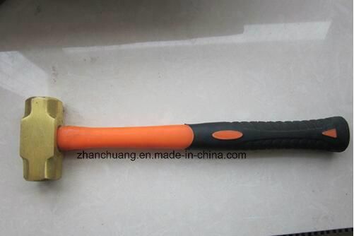 Copper Non Sparking Sledge Hammer with Fiber Handle