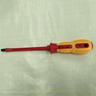 1000V Insulated/Insulation Electrican Tools Slotted Screwdriver 6*125mm